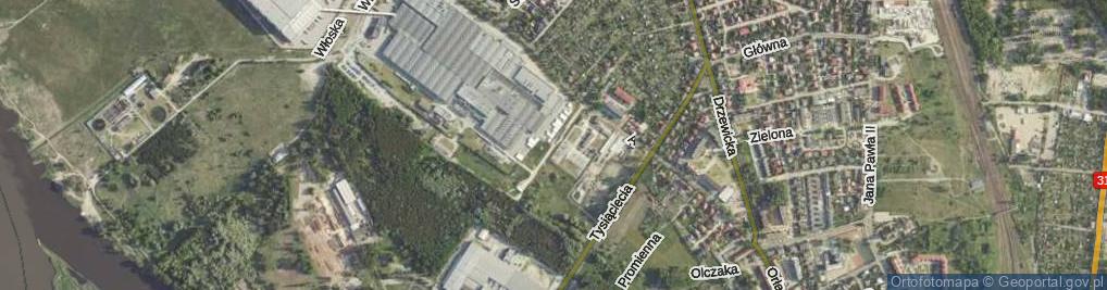 Zdjęcie satelitarne Energetyków ul.